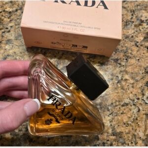 Prada bottle with box,barely used